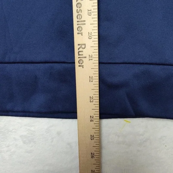 Nike Hoodie Mens Medium Navy Blue Dri-FIT Just Do It Swoosh Pullover Sweatshirt - Picture 9 of 10